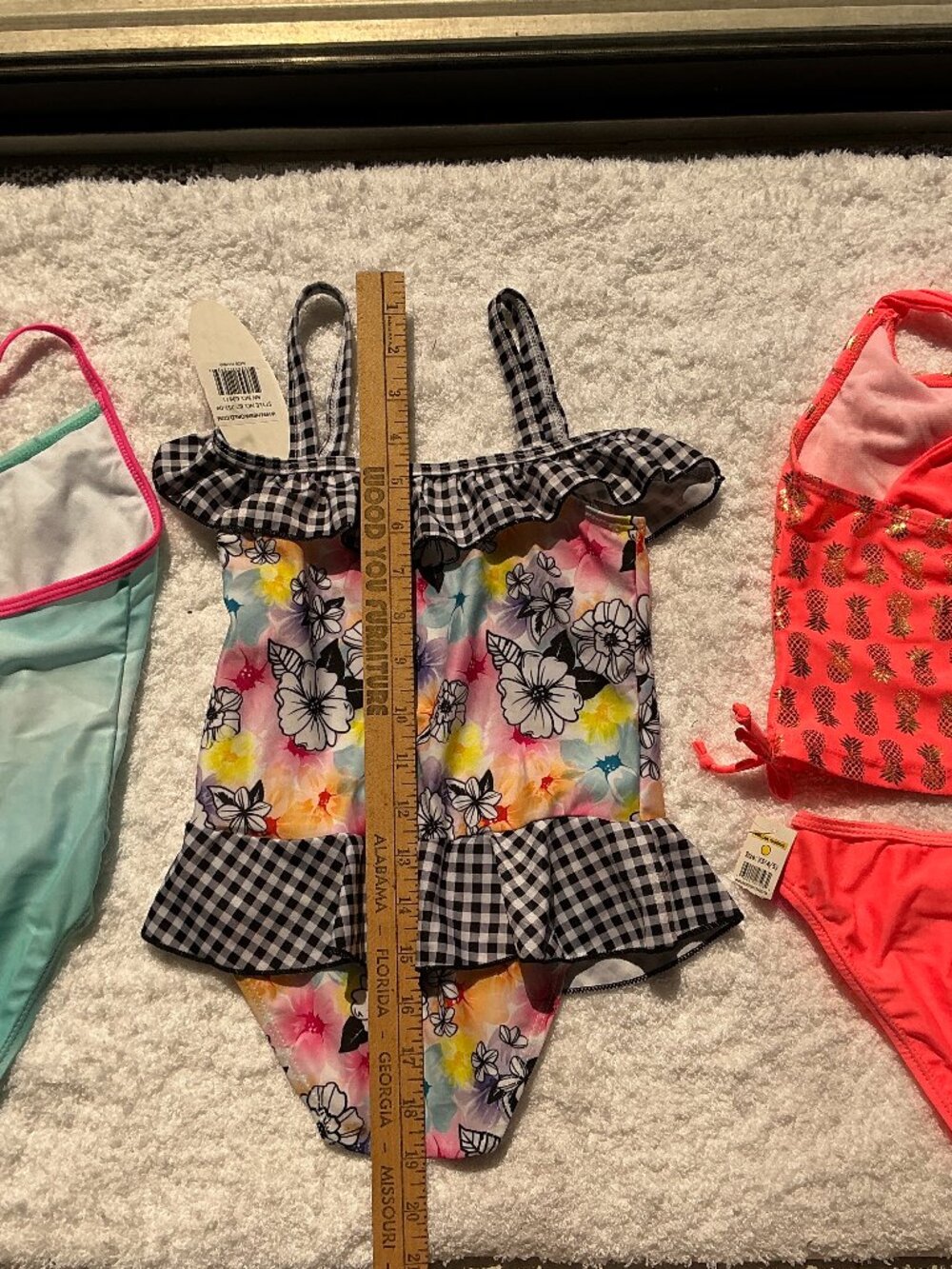 3 Swimsuits Bundle NWT SZ 4/5 (2‎ one pc & 1 tankini set) - Picture 7 of 13
